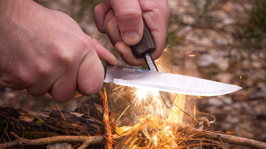 How to Properly Start a Fire with your Knife