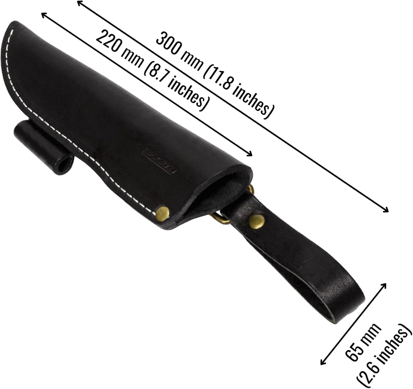 SHFerro Leather Sheath with Ferro Rod
