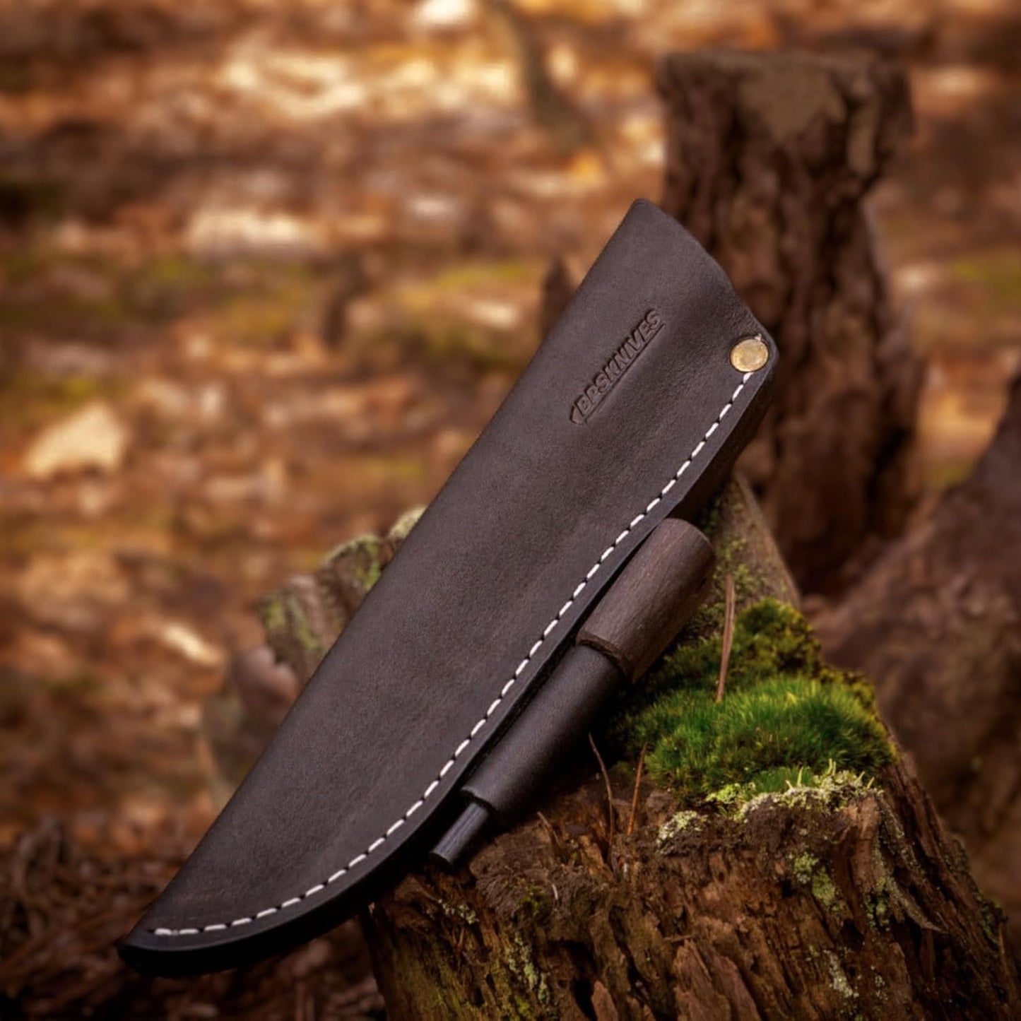 SHFerro Leather Sheath with Ferro Rod