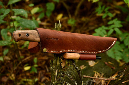 SHFerro Leather Sheath with Ferro Rod